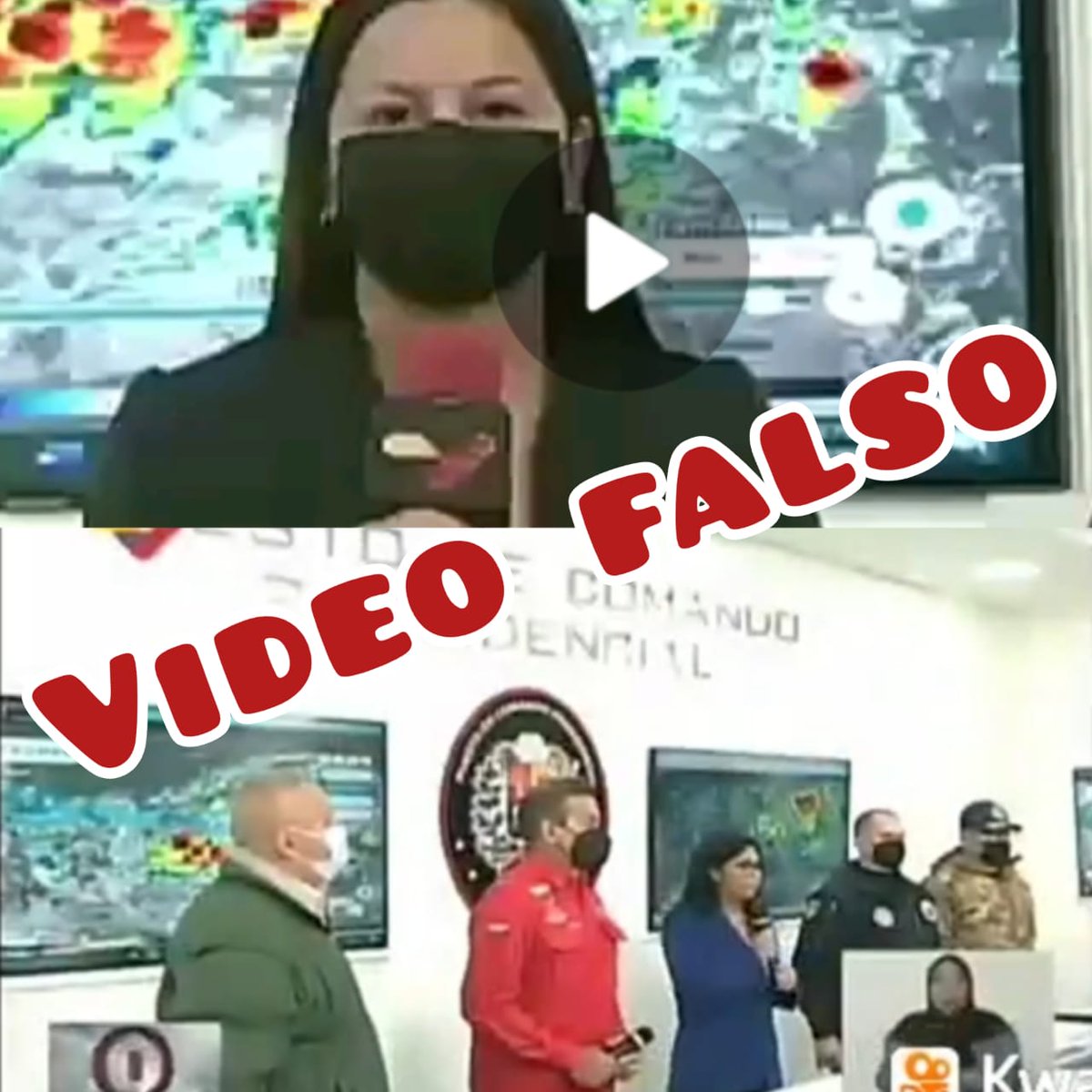 #ATENCIÓN El Instituto Nacional de Meteorología e Hidrología hace un llamado a la población a no hacer eco de información falsa que está circulando a través de las redes sociales en la cual se afirma la llegada de un ciclón tropical a nuestro país.