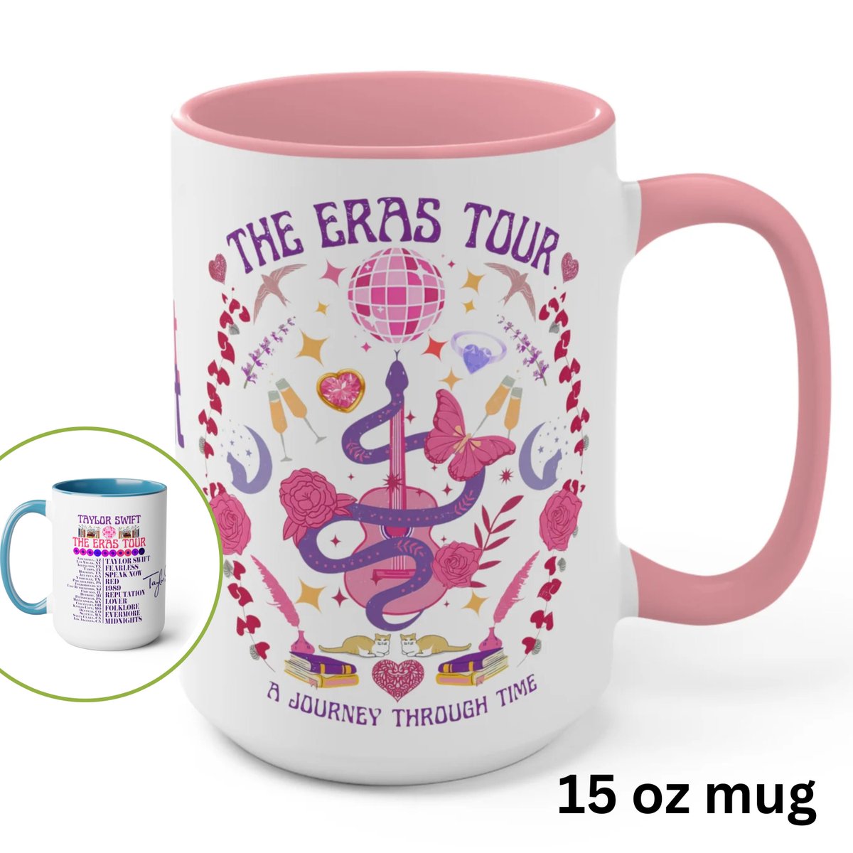 Excited to share the latest addition to my #etsy shop: Taylor Swift Eras Mug, Concert Cities Tour Mug, Swiftie Fan Coffee Mug, Merch for Girls Trip, Bachelorette Birthday Party Gift Supply etsy.me/3IPBr53 #white #birthday #yes #lovefriendship #ceramic #merchfor