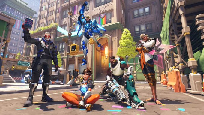 HoshizoraTTV's tweet photo. Hey folks, i still have two Ultimate Battlepasses to give out! (includes 2000 Overwatch coins each) 

To enter:
❤️ Follow @HoshizoraOW 
💛 Like &amp; Retweet
💙 Tag a friend

Winners announced 4 June. 

#Overwatch2Giveaway #Season4 https://t.co/H9iH63zZHa