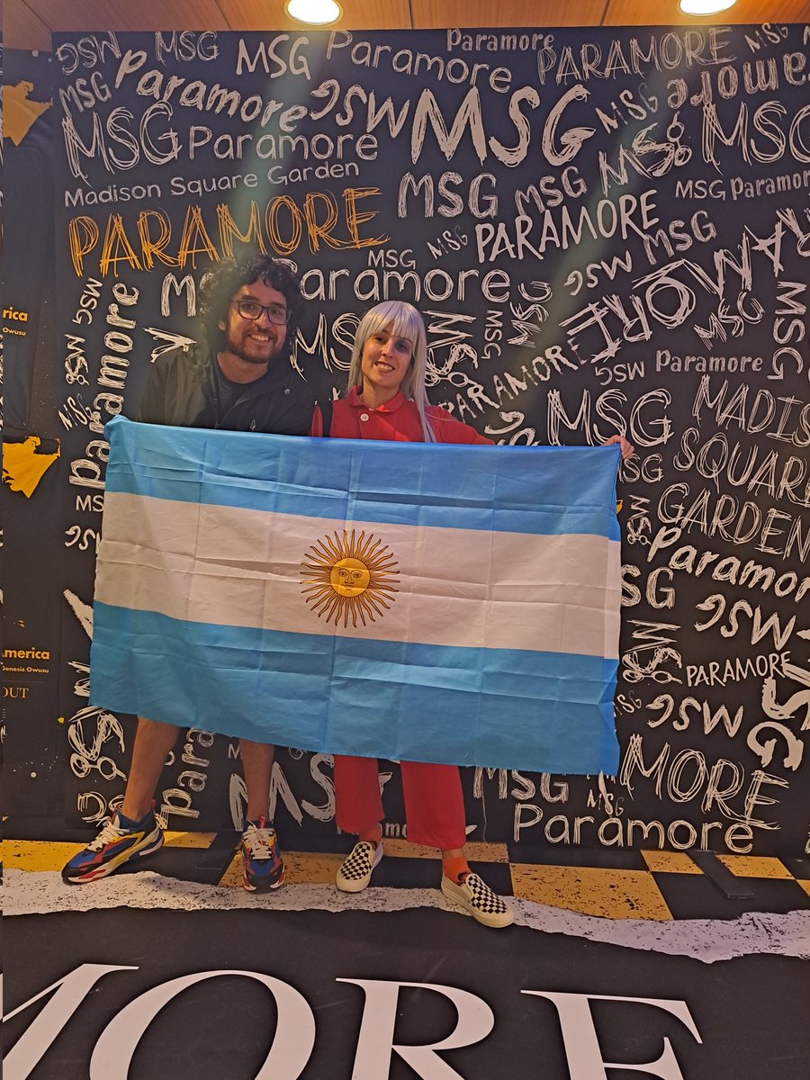 #paramoreinNYC #MadisonSquareGarden 🇦🇷🫱🏻‍🫲🏼🇺🇸