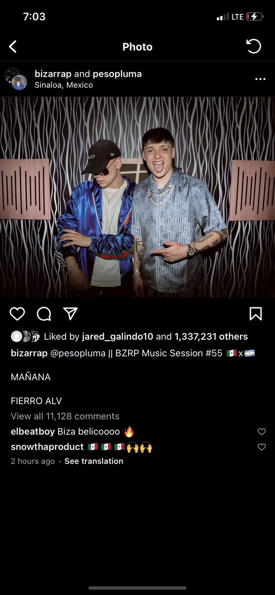 leon21_jorge's tweet photo. A esto no me refería cuando pedía que biza volviera a sacar sessions con drogadictos…

#Bizarrap #PesoPluma https://t.co/xUMwU5lhkB