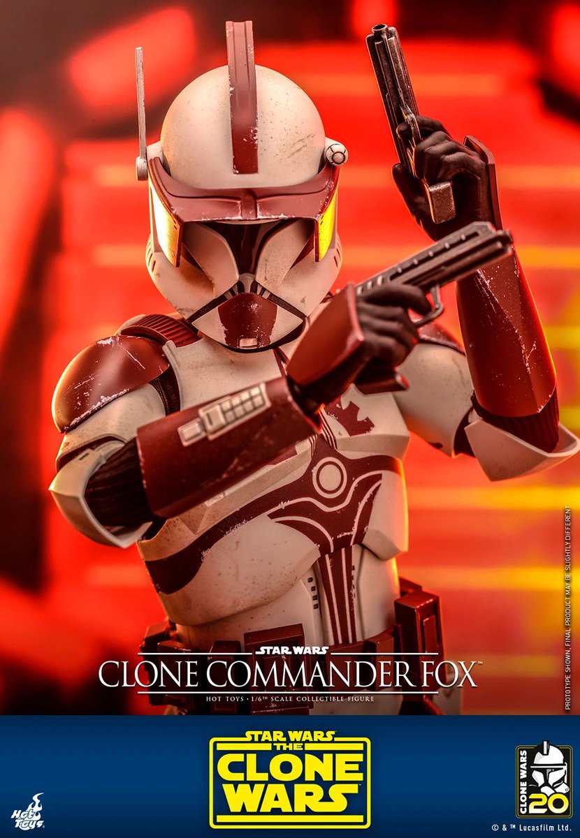 JediCollecting's tweet photo. CLONE COMMANDER FOX
Sixth Scale Figure by Hot Toys
PO: https://t.co/yFHpyL6BGy
#ad #StarWars #TheCloneWars #CloneCommanderFox #HotToys https://t.co/qPu0SQTojU