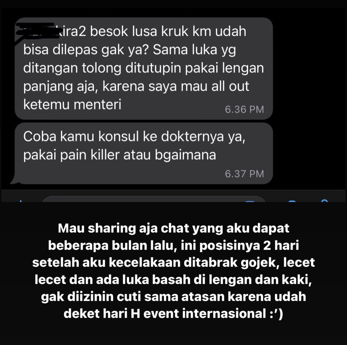 worksfess's tweet photo. Work! Mau sharing ini setelah aku resmi resign hehe, semoga ga ada yg ngalamin ya!!😅 https://t.co/gE2CS1ITMh