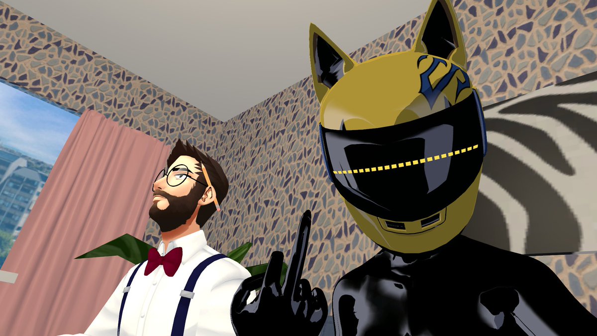 peachjars² on Twitter "doing a vrchat stream with drumsy. giving dumb