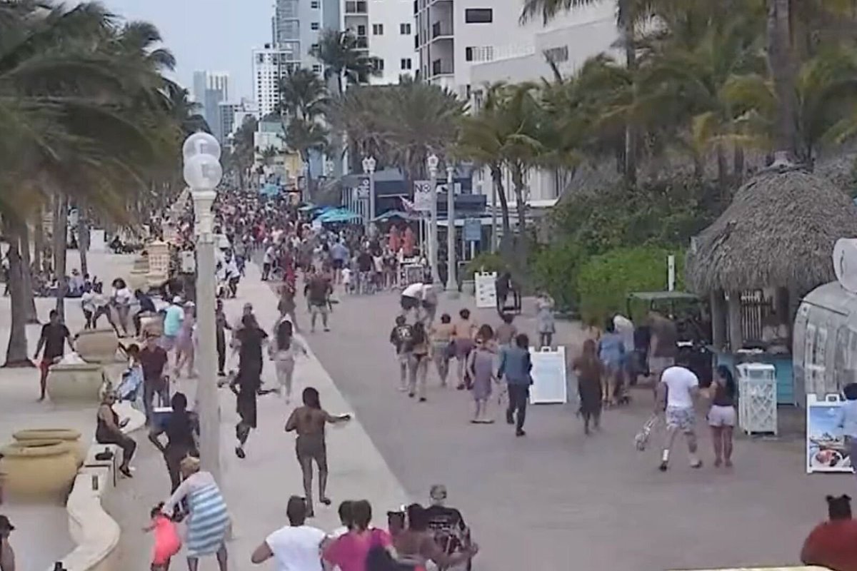 A mass shooting on the Hollywood Broadwalk, a popular beach walkway in Florida, has left at least nine people injured, including four minors. Police are currently investigating the incident and Hollywood Beach is closed as a result.