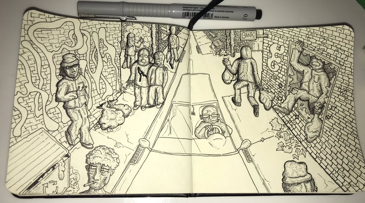 Been off twitter for a while, so here s some sketchbook activity for yall🤓