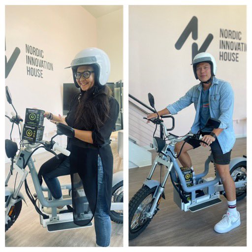 Who rode it better ;)

Got to test drive this cool #electricmoped <a href="/ridecake/">CAKE - ridecake.com</a> at <a href="/innorhouse/">Nordic Innov. House</a> with Marcus.

This is on my wish list foe delivering <a href="/noodelist/">Noodelist</a>