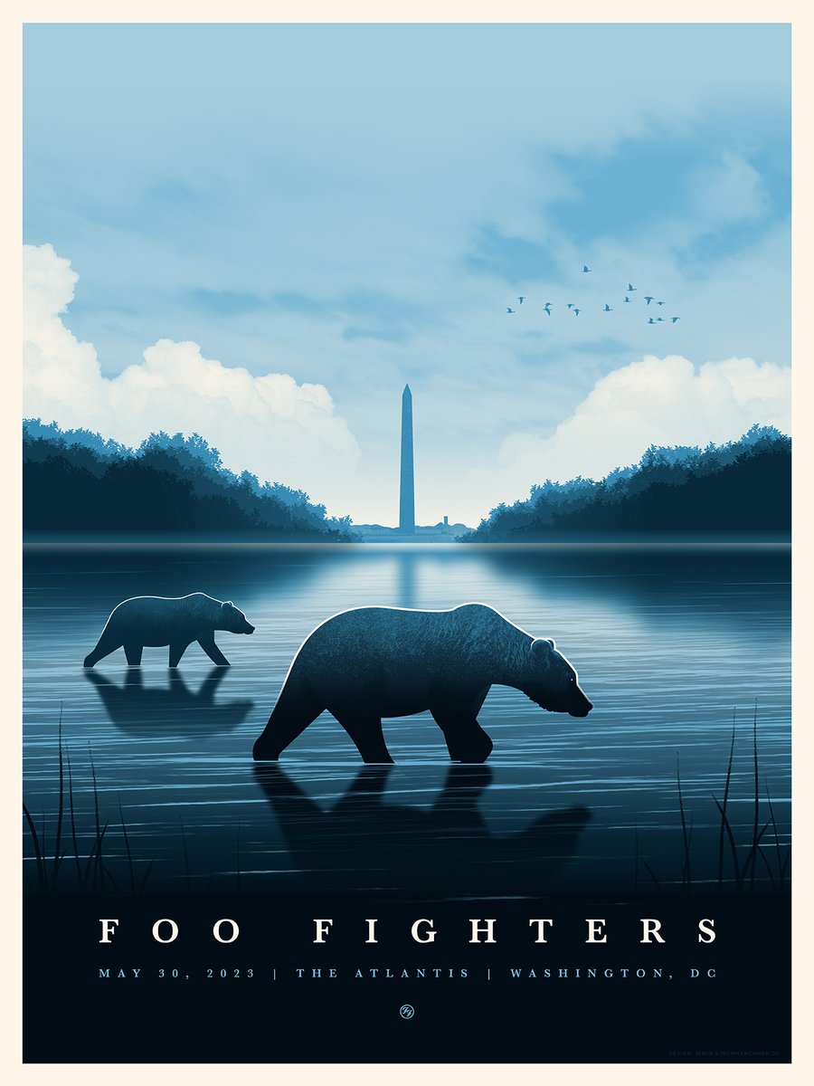 foofighters's tweet image. .@TheAtlantisDC Tonight

Art by @simonmarchner