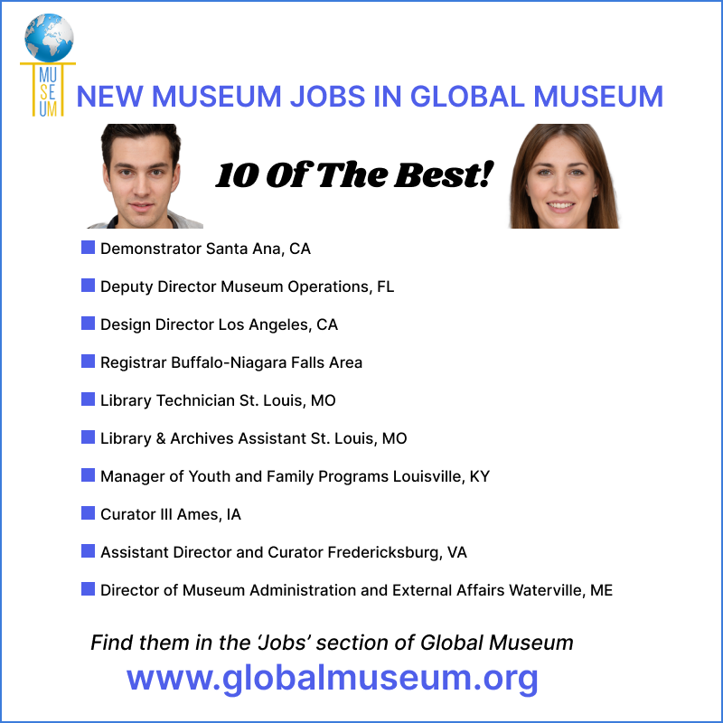 globalmuseum on Twitter "♦️Recent Career Opportunities Posted In Global Museum Here are a few