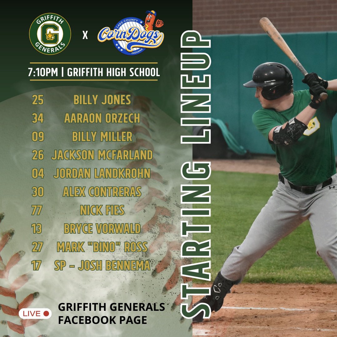 First starting lineup of the season looking 🔥

#RollGens #GeneralsGameDay