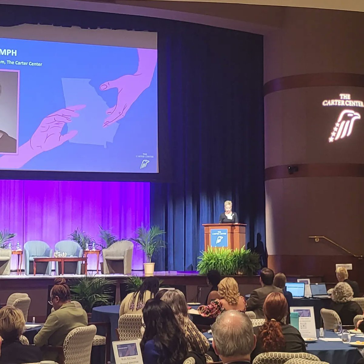 CFIAtlanta's tweet photo. What a splendid time we had @thecartercenter during the 27th Annual Rosalynn Carter Mental Health Forum. CFI was so glad to attend! https://t.co/r6uxkEjLJV