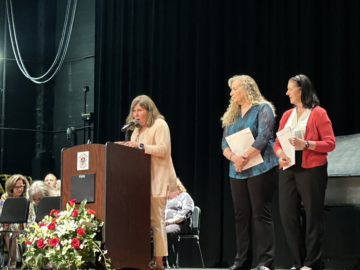 GreggGilligan's tweet photo. NAMA’s Kim Hearst presents at tonight’s Scholarship Knight at NAHS. https://t.co/9womt5X4fd
