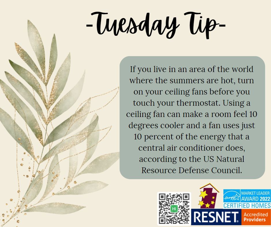 Be a fan of using less energy! Don't touch that thermostat!
#TuesdayTip #energyefficiency #puns