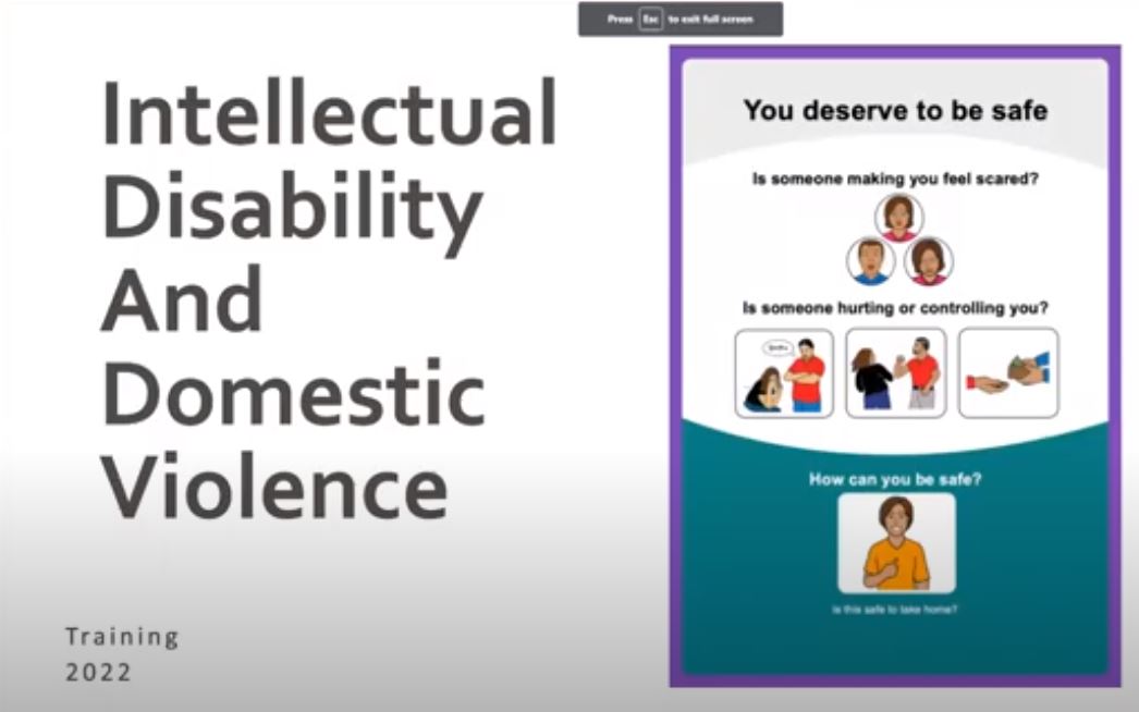 PWDAustralia's tweet image. Check out this free training video: Intellectual Disability and Domestic Violence: [56 mins] youtube.com/watch?v=3foxl-…  #endDFV, #endcoercivecontrol #DFVPM2023.