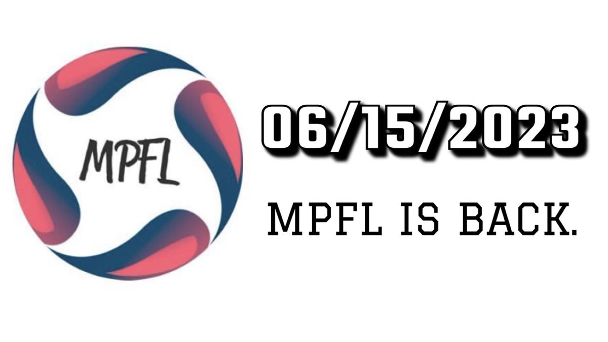 MPFLcommish's tweet photo. Season VI. https://t.co/zvVgUAOrym