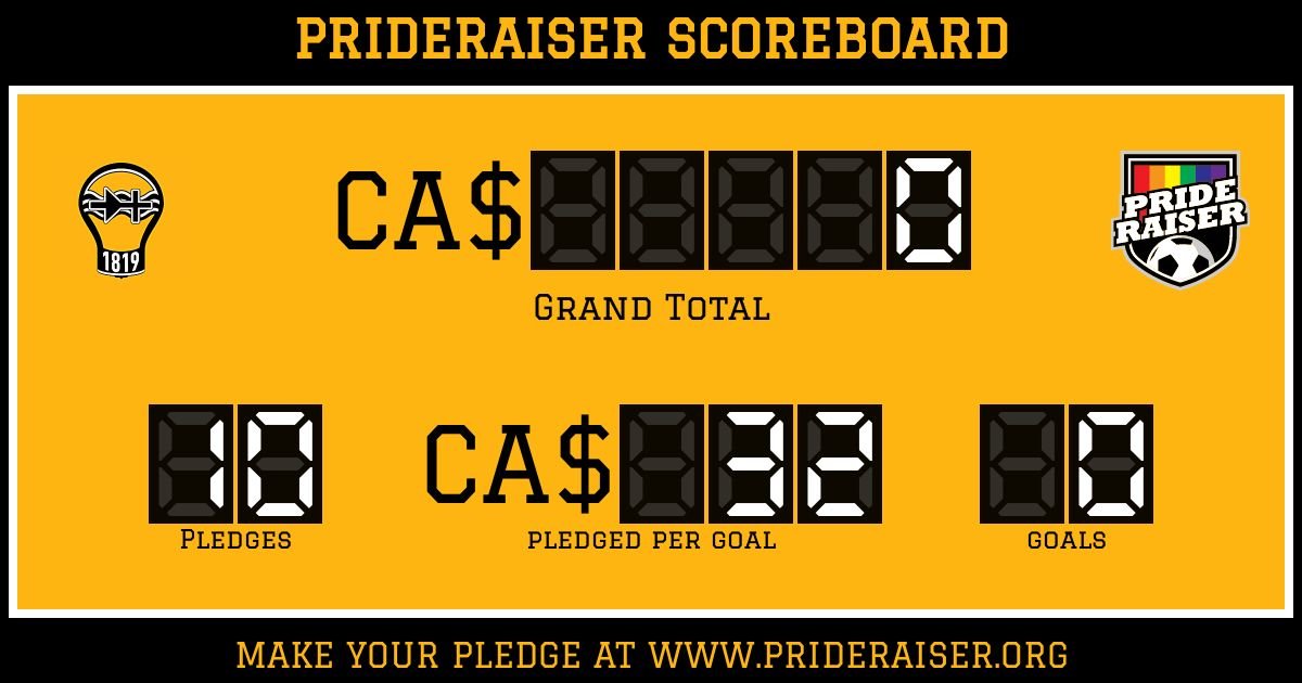 Current1819's tweet image. We have now surpassed $30 per goal in pledges. With @ElectricCityFC playing a slew of matches in June we hope there is a LOT of goals to come 😁⚽⚡

You can make your pledge now and push us closer to $60/goal for @sportarainbow 🌈

@Prideraiser @L1OMens @L1OWomens @League1ON