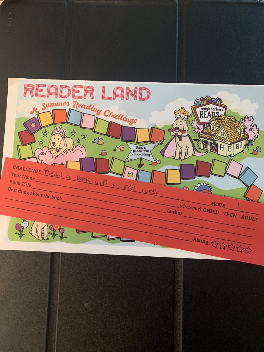 WMSreads's tweet photo. All signed up and ready to go for the Neighborhood Reads Summer Reading Challenge! @neighborhoodreads https://t.co/4cSbEmfXNX