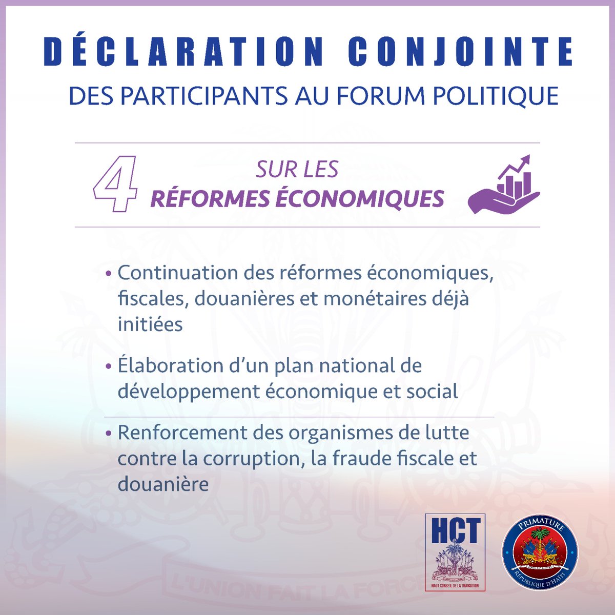 HautCTransition's tweet photo. #HautCTransition - Déclaration Conjointe #4 sur les réformes économiques https://t.co/ehfyKlD0Eh
