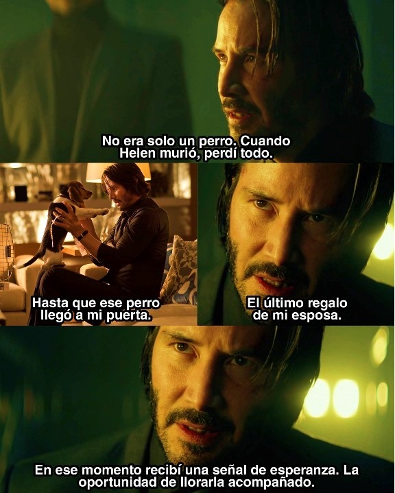 cinemaplatinomx's tweet photo. Y pensar que todo fue por un lomito😪
#JohnWick #Accion #Dasy https://t.co/5uXjhHzPDu
