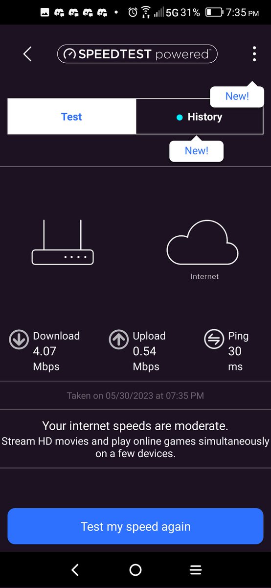 MadBlakConsumer's tweet photo. #CurrentCustomer #CurrentSpeeds @Windstream @GoKineticHome  #slowmotion https://t.co/vqcEj6GVUV