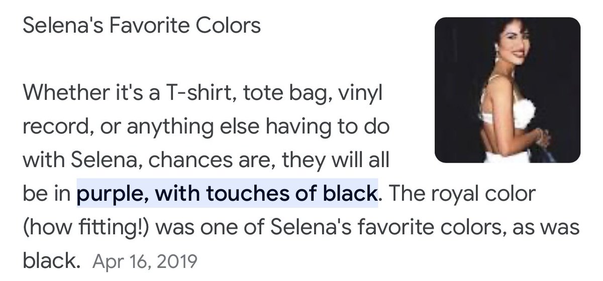 Selena Quintanilla’s favorite colors were purple and black so assuming she played mortal Kombat 2 in 1993 she would’ve definitely picked mileena https://t.co/4iixzqFtZe