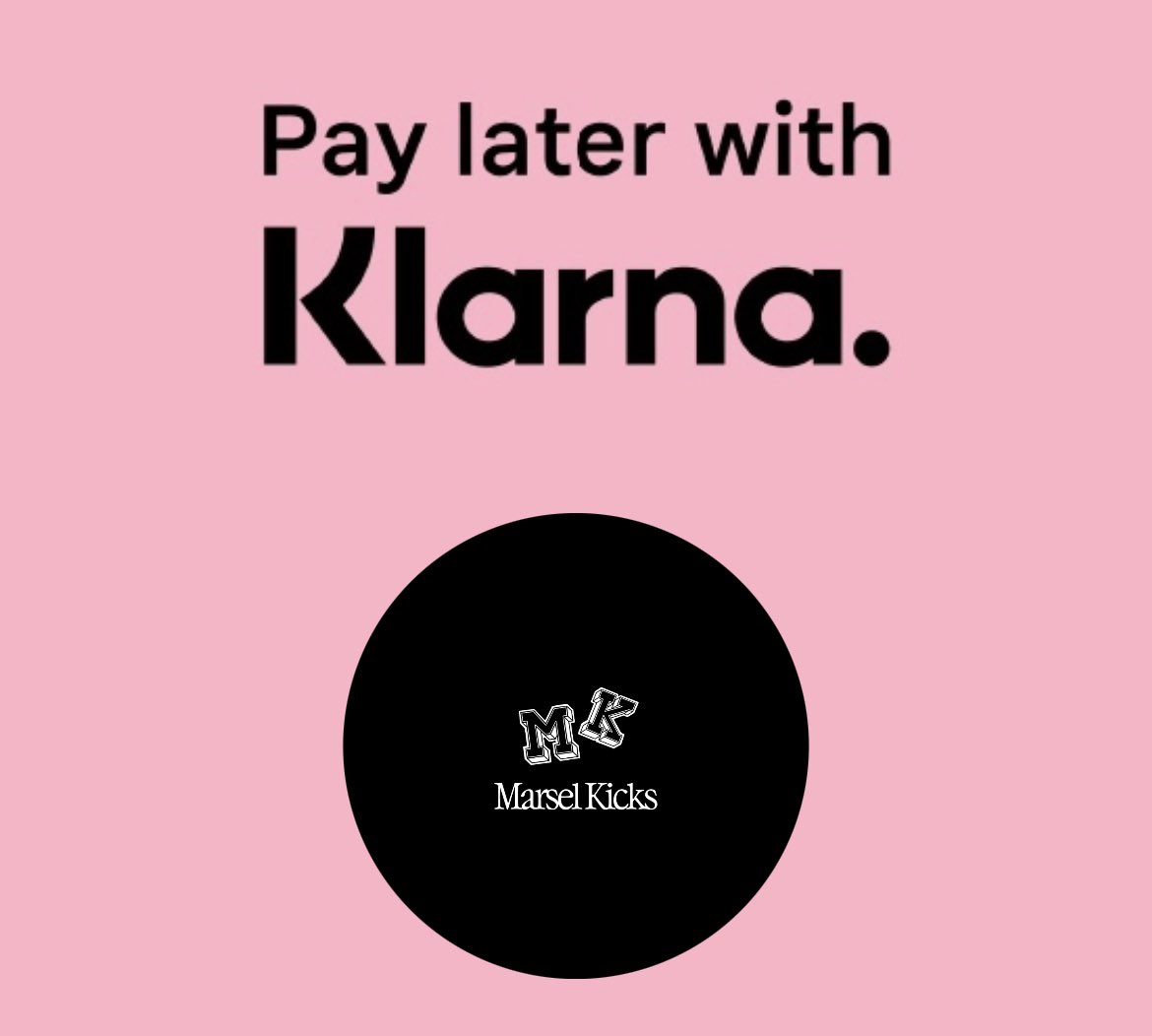 MarselKicks's tweet photo. Buy now pay later with #Klarna 

Now available on our website https://t.co/qtsH17LlXy 

use code #SOCIAL10 for additional 
discount❗️ https://t.co/jvYNGkmIeP