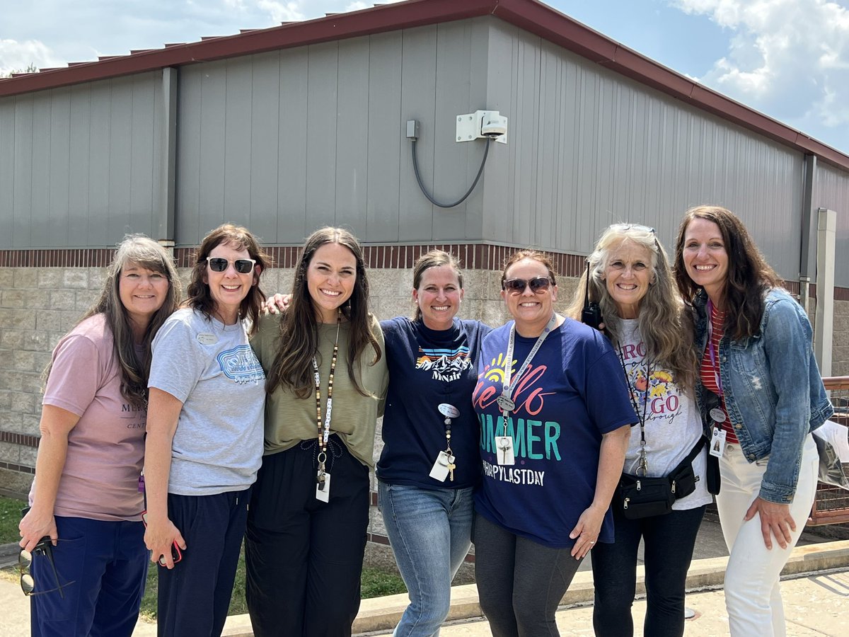 McNairMiddleSch's tweet photo. Couldn’t ask for a better group of humans to serve at McNair Middle School!  Thank you for a great 22-23 school year.  You rocked it! #mustangsrun #rockitout #schoolsout https://t.co/546o2uHgwq