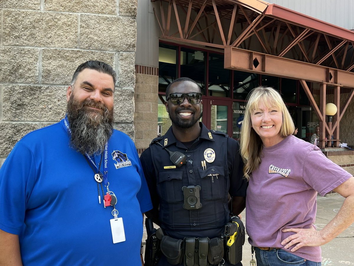 McNairMiddleSch's tweet photo. Couldn’t ask for a better group of humans to serve at McNair Middle School!  Thank you for a great 22-23 school year.  You rocked it! #mustangsrun #rockitout #schoolsout https://t.co/546o2uHgwq