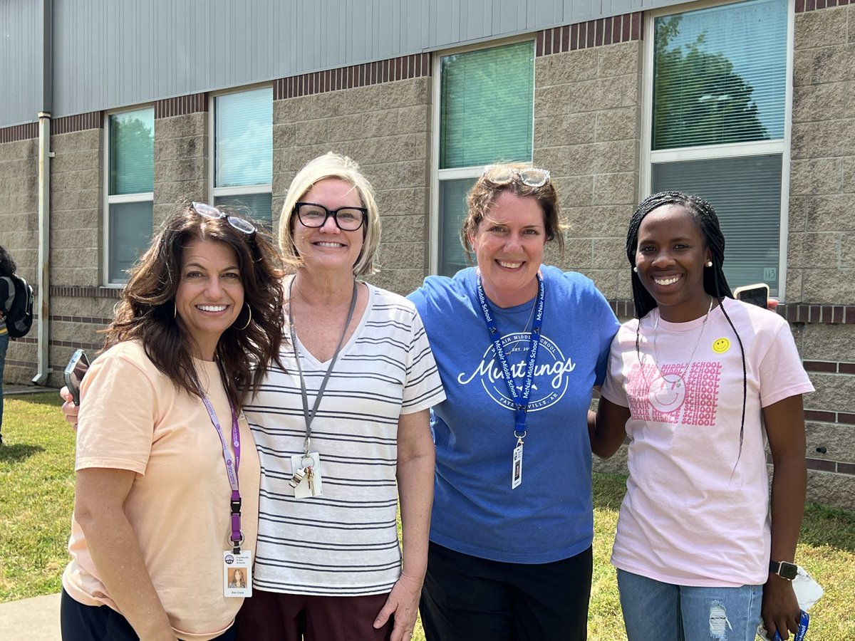 Couldn’t ask for a better group of humans to serve at McNair Middle School!  Thank you for a great 22-23 school year.  You rocked it! #mustangsrun #rockitout #schoolsout