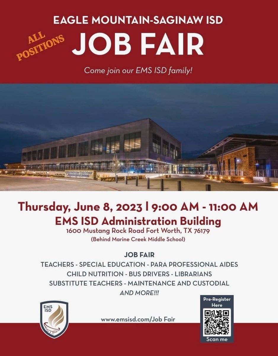 We are hiring! <a href="/D_Flowers3/">Darius</a> <a href="/sgttxaggie/">Lisa castro</a> <a href="/EMSISD/">EMS ISD</a>