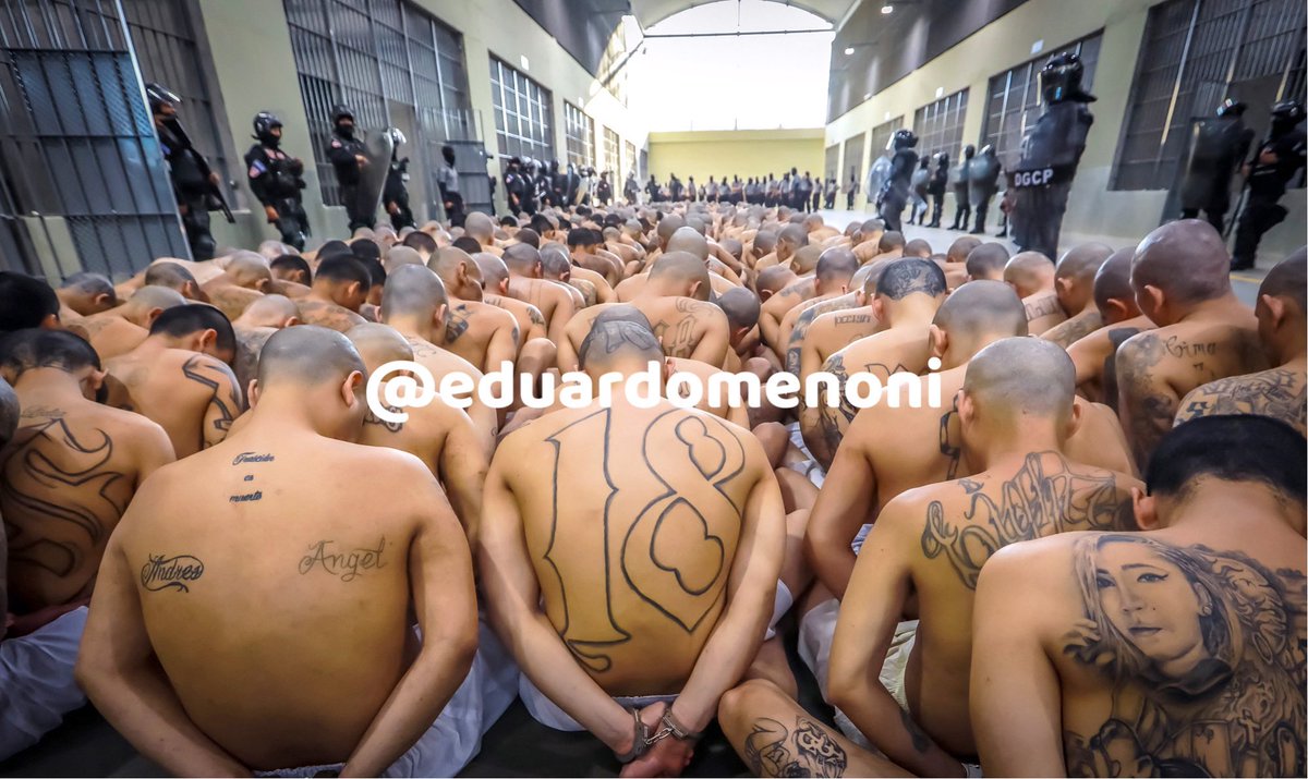 eduardomenoni's tweet photo. ¿Apoyas el trato que le da el Presidente Nayib Bukele a los delincuentes, pandilleros, asesinos, extorsionadores, violadores y secuestradores en El Salvador? https://t.co/RqgSxL78uz