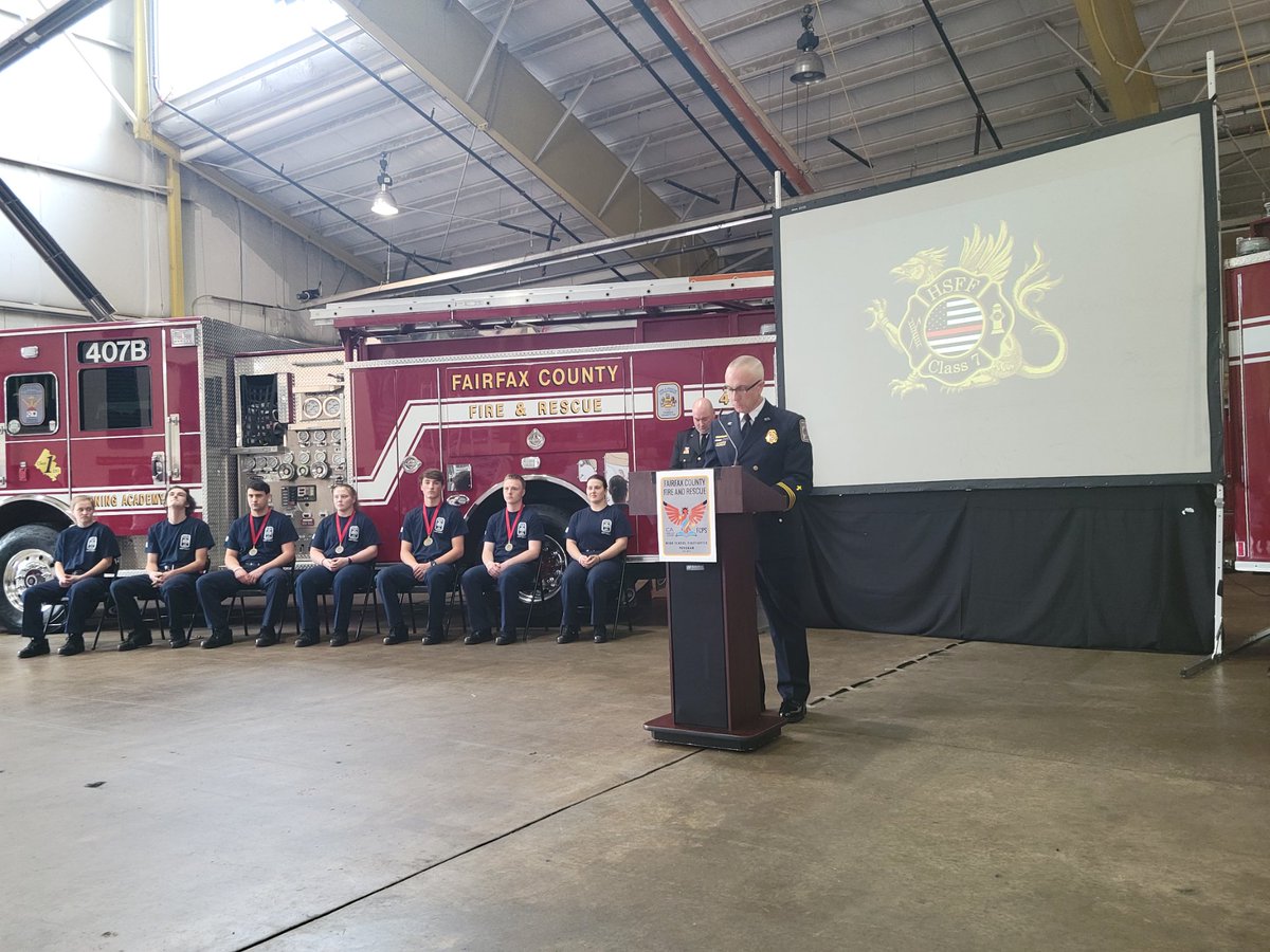 Incredible night celebrating our 7th class of high school fire academy graduates! @FCPS_CTE <a href="/chantillySTEM/">Chantilly Academy</a> <a href="/fcpsnews/">Fairfax Schools 🌟</a>