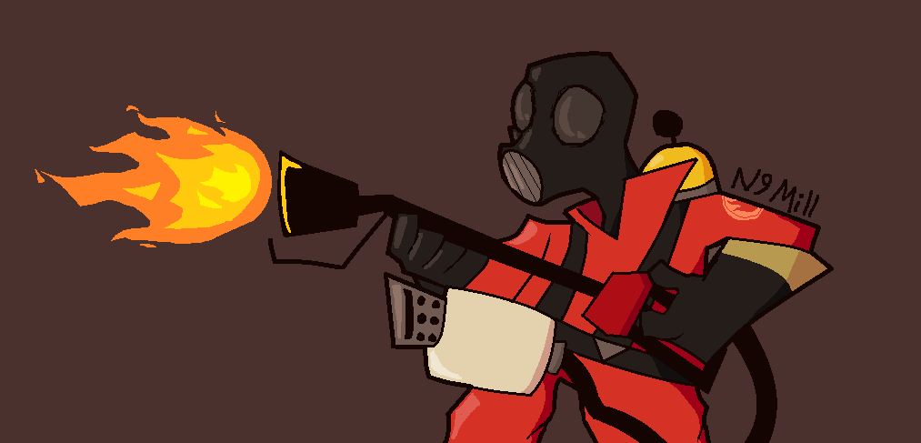 I'M ALMOST ABLE TO DRAW AGAIN SO IN THE MEANTIME HAVE THIS TF2 PYRO I DREW IN MS PAINT A LITTLE WHILE AGO 
#TeamFortress2 #TF2fanart #TF2
