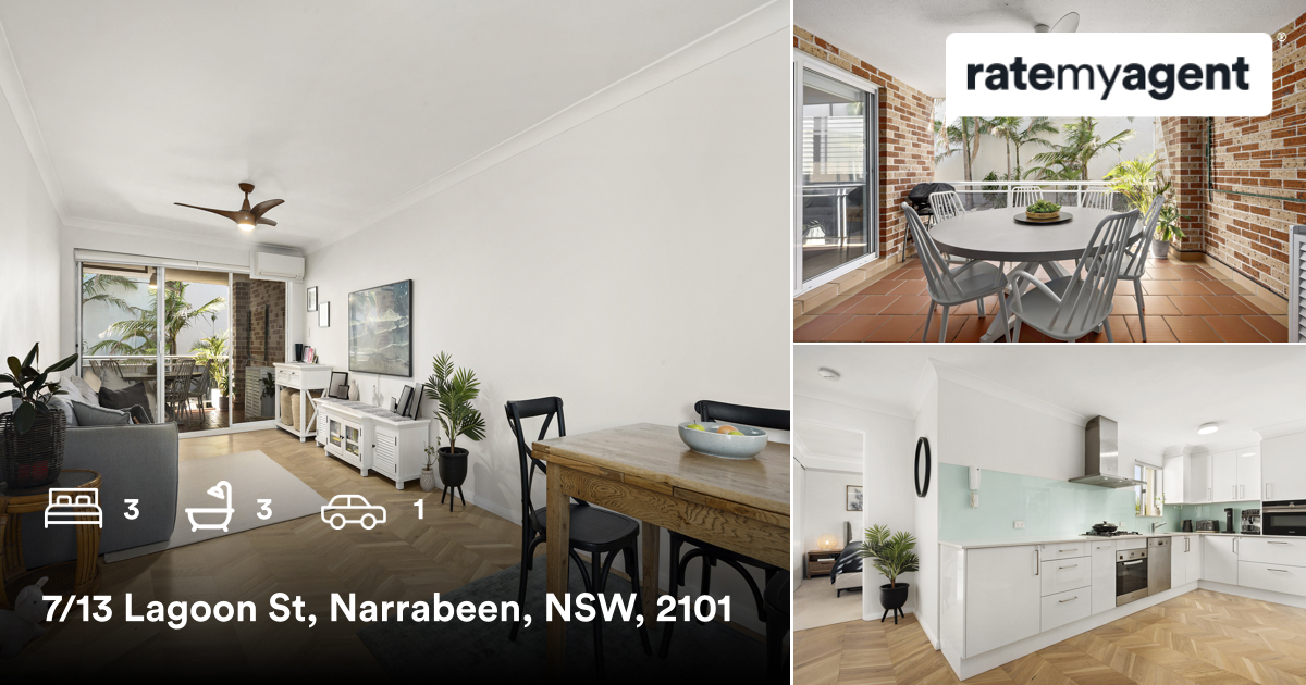 🛌 3 🛀 3 🚘 1
📍 7/13 Lagoon St, Narrabeen, NSW, 2101

Our agent’s latest listing on #RateMyAgent

rma.reviews/i4i0wXGMgU3G

...
#ratemyagent #realestate #NOVAK_PROPERTIES