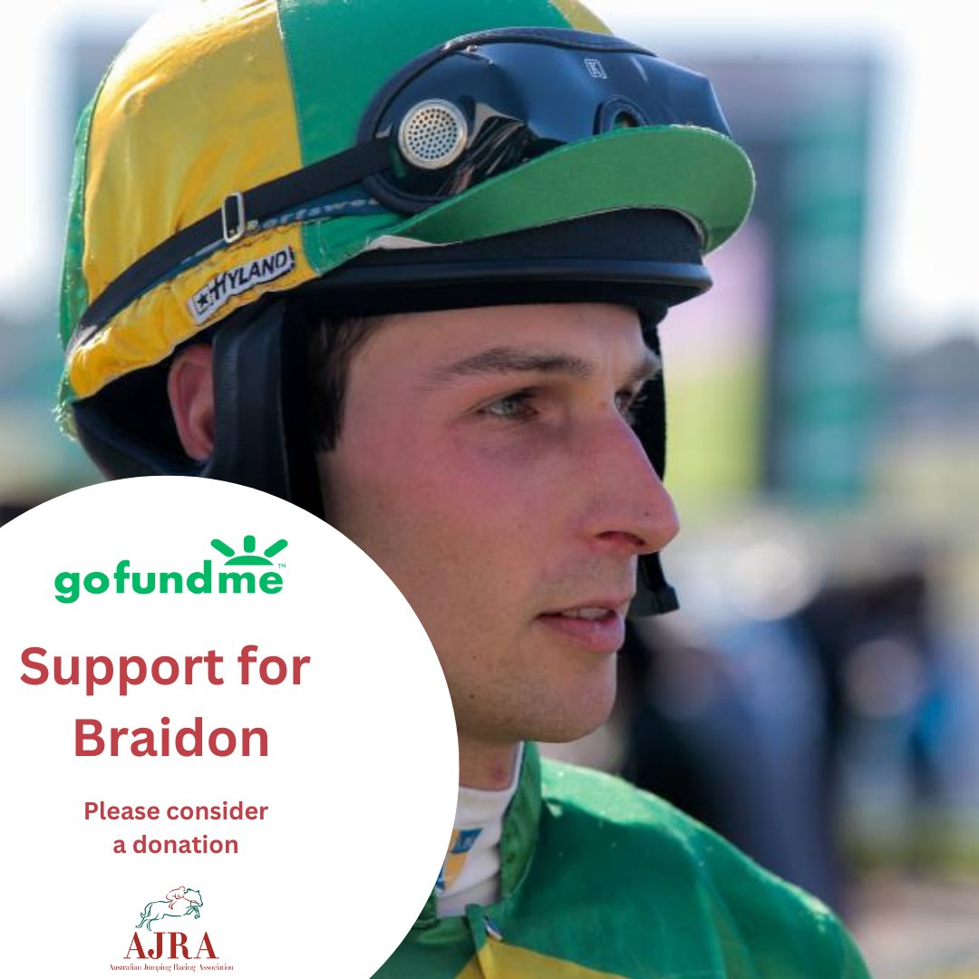 AusJumpsRacing's tweet photo. Our good friend and colleague Braidon has the biggest fight on his hands with a second battle with Brain cancer.

 We are calling on the entire Jumps community to support Braidon and his family in anyway we can.

https://t.co/KON9xBC8Fl https://t.co/PtZ6kv40sV