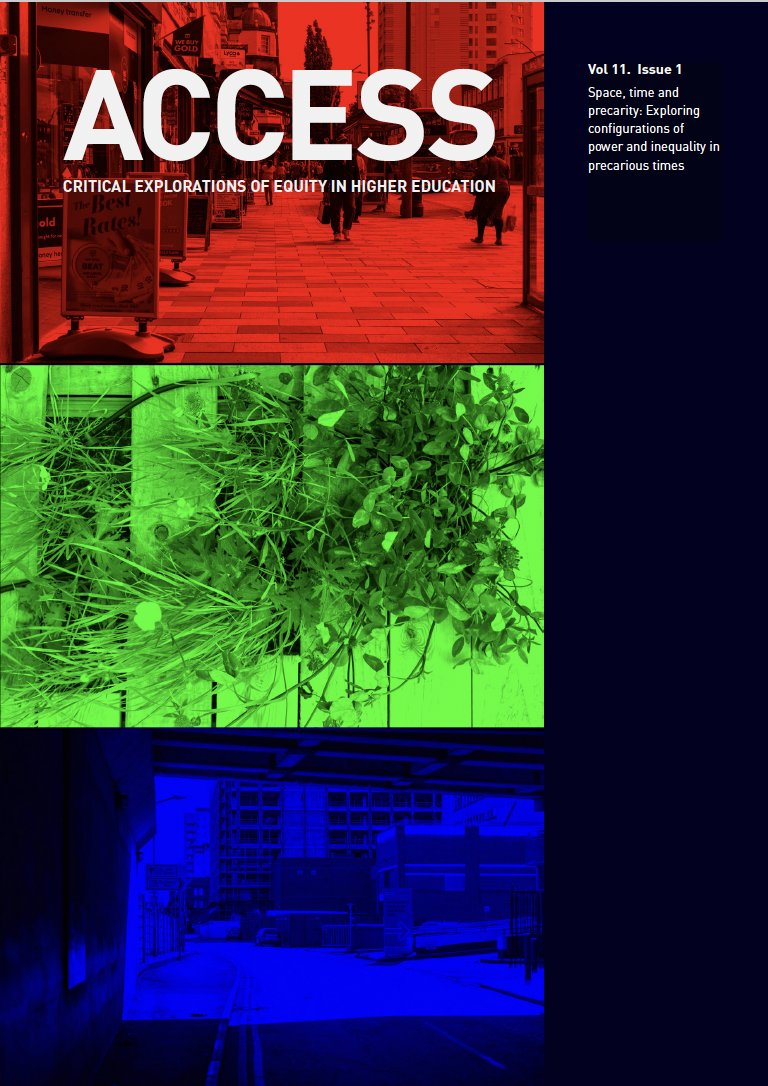 A new issue of <a href="/journal_access/">Access Journal</a> on Space, time and pracarity guest edited by @BarbaraRead35  is now available: novaojs.newcastle.edu.au/ceehe/index.ph… | @CERRI_ARU <a href="/01naeea/">01naeea</a> <a href="/therealephea/">EPHEA</a>
