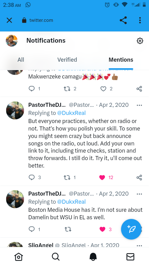 DukxReal's tweet photo. Do you still remember the advice you gave me back in 2020 on a video I did acting like I'm on radio??? Your advice made be to start my radio caree. Enkosi bhuti.🙏❤️😭🙏🙏
@PastortheDJ https://t.co/1CVv0ENpPI
