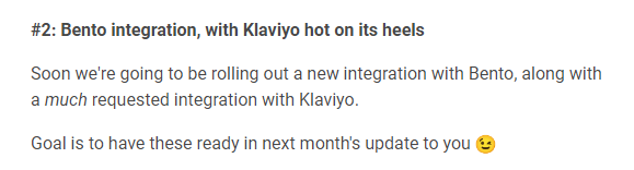 MtnMuzz's tweet image. The best news I've read this year... 

Just a little bit excited 😂
#klaviyo #rightmessage