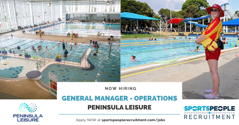 LEADERSHIP OPPORTUNITY: General Manager - Operations, PeninsulaLeisure - @parcfrankston. Lead a multi-disciplinary team and state-of-the-art aquatic and recreation facilities. Centre Management role with a people leadership & operational performance focus! sportspeoplerecruitment.com/jobs