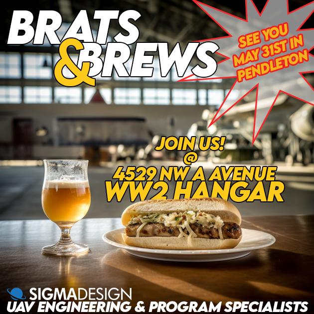 Just a reminder, we're at the Pendleton UAS Test Range tomorrow. Please stop by for conversation about UAS. We'd enjoy the opportunity to get to know you.

Find more details about the event here: sigmadzn.com/events/

#UAS #pendleton #networking #engineering #test
