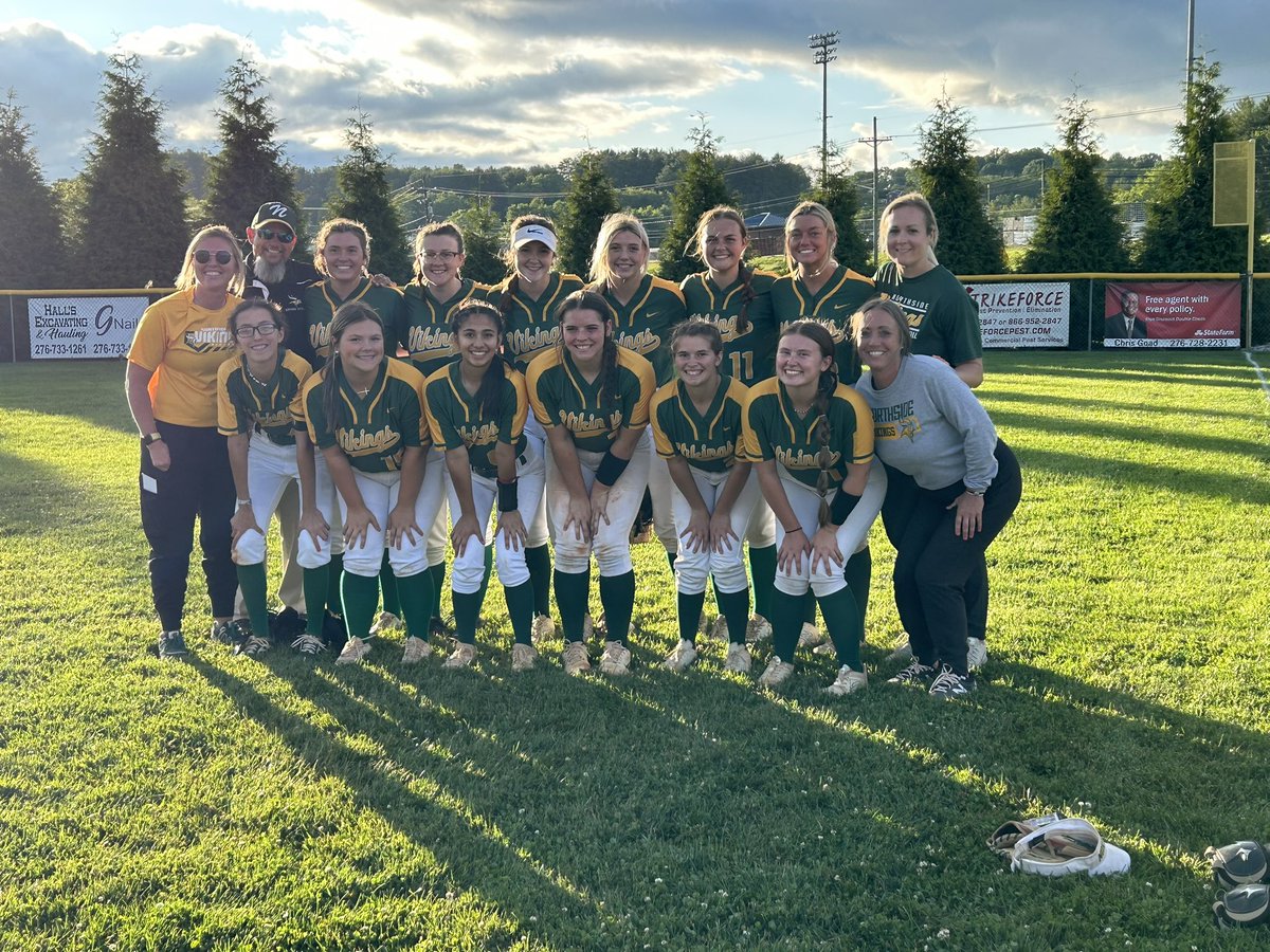 The Vikings defeated Carroll County 1-0. Carsyn Michaels had the RBI double in the 4th inning. Baylee Compton recorded her season high strikeouts at 15 and threw a one hitter. 

The Vikings will travel to Cave on Friday for the regional championship