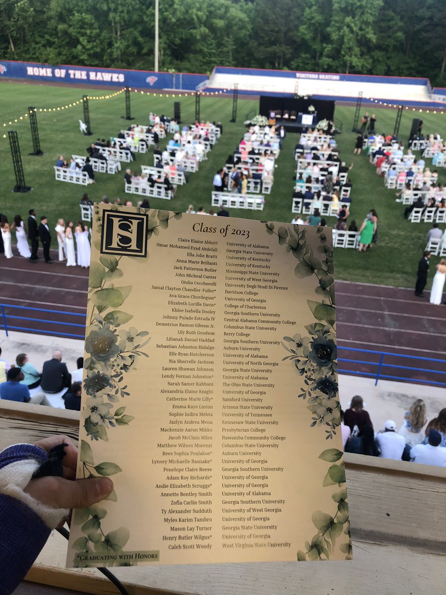 Class of 2023 Graduation is LIVE!🎓 thehawknest.live/watch-live/ 📺 👀 <a href="/THSNEWNAN/">The Heritage School</a>  <a href="/THS_UpperSchool/">THS Upper School</a>