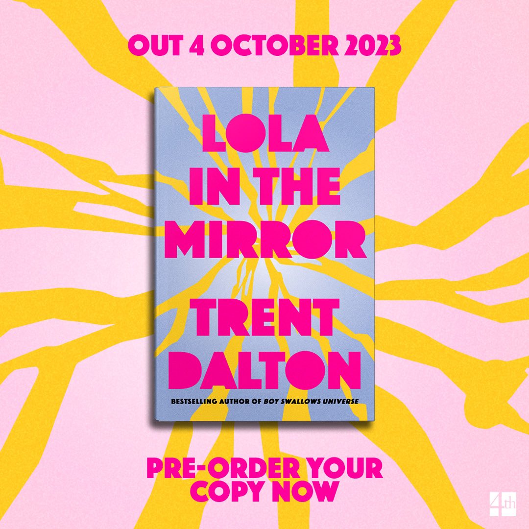 Still got so many stories to share with you if you’ve still got the time. This one’s about all the things we see when we look in the mirror: all of our past, all of our present and all our possible futures. LOLA IN THE MIRROR. Full blurb and pre-orders: harpercollins.com.au/trentdalton/