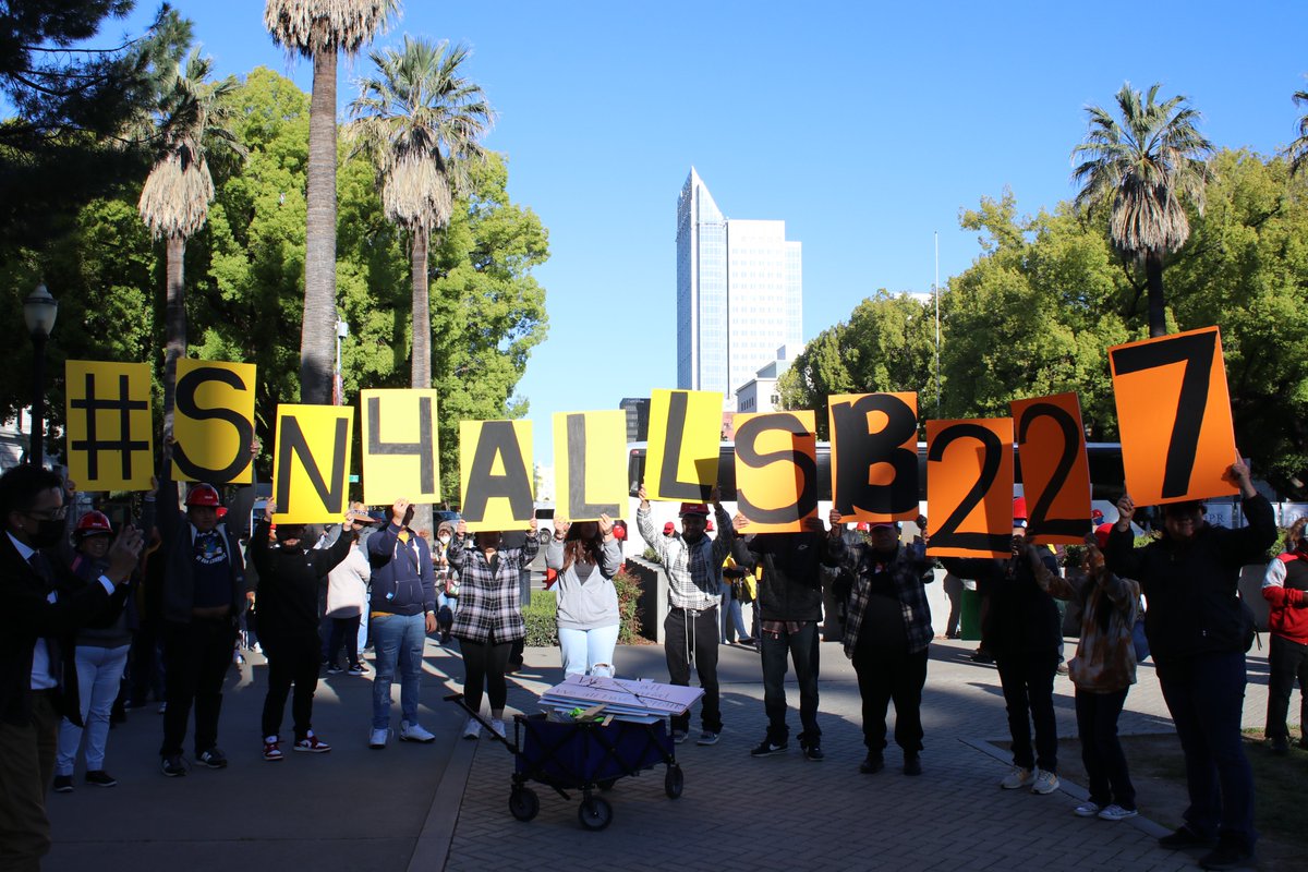 BREAKING: Very exciting news! 📣 #SafetyNetForAll Workers Act has been approved by the California State Senate!