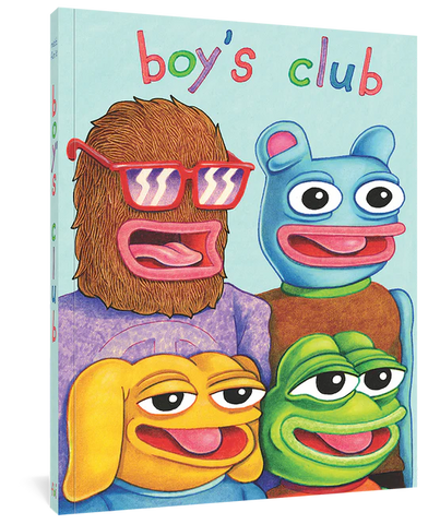 hifructosemag's tweet photo. Now in stock! Matt Furie's Buy's Club, featuring the innocent first appearance of Pepe the Frog! https://t.co/aueCcGXXT3 https://t.co/OGzXNGBxEI