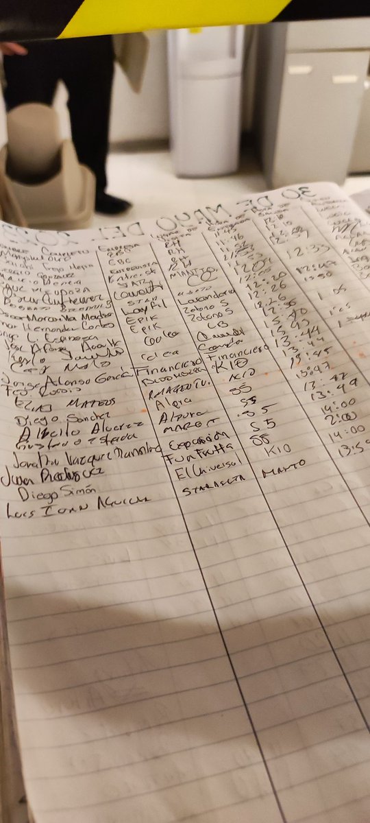 En cosas que nunca cambiaran: <a href="/Westin/">Westin Hotels</a> Santa Fe de <a href="/Marriott/">Marriott Hotels</a> nos hizo entrar a mi fotógrafo y a mi por la entrada de proveedores. Sin ningún argumento. N siquiera registraron el equipo de mi compañero... Solo nos anotamos en una lista absurda y entramos por el montacargas (hilo)