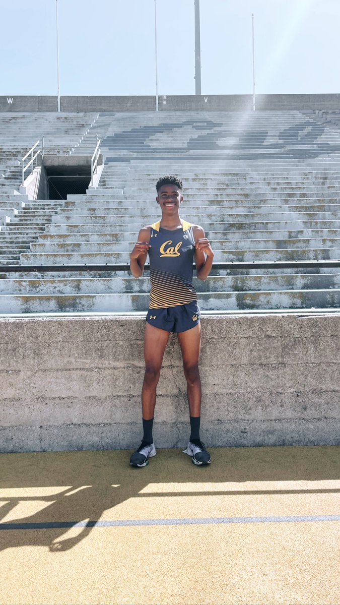 I am extremely excited to announce that I have committed to run D1 track at the university of Cal Berkeley!! I’d like to thank everyone that’s supported me on this long journey and can’t wait to be a golden bear🐻 @CalTFXC #bearterritory