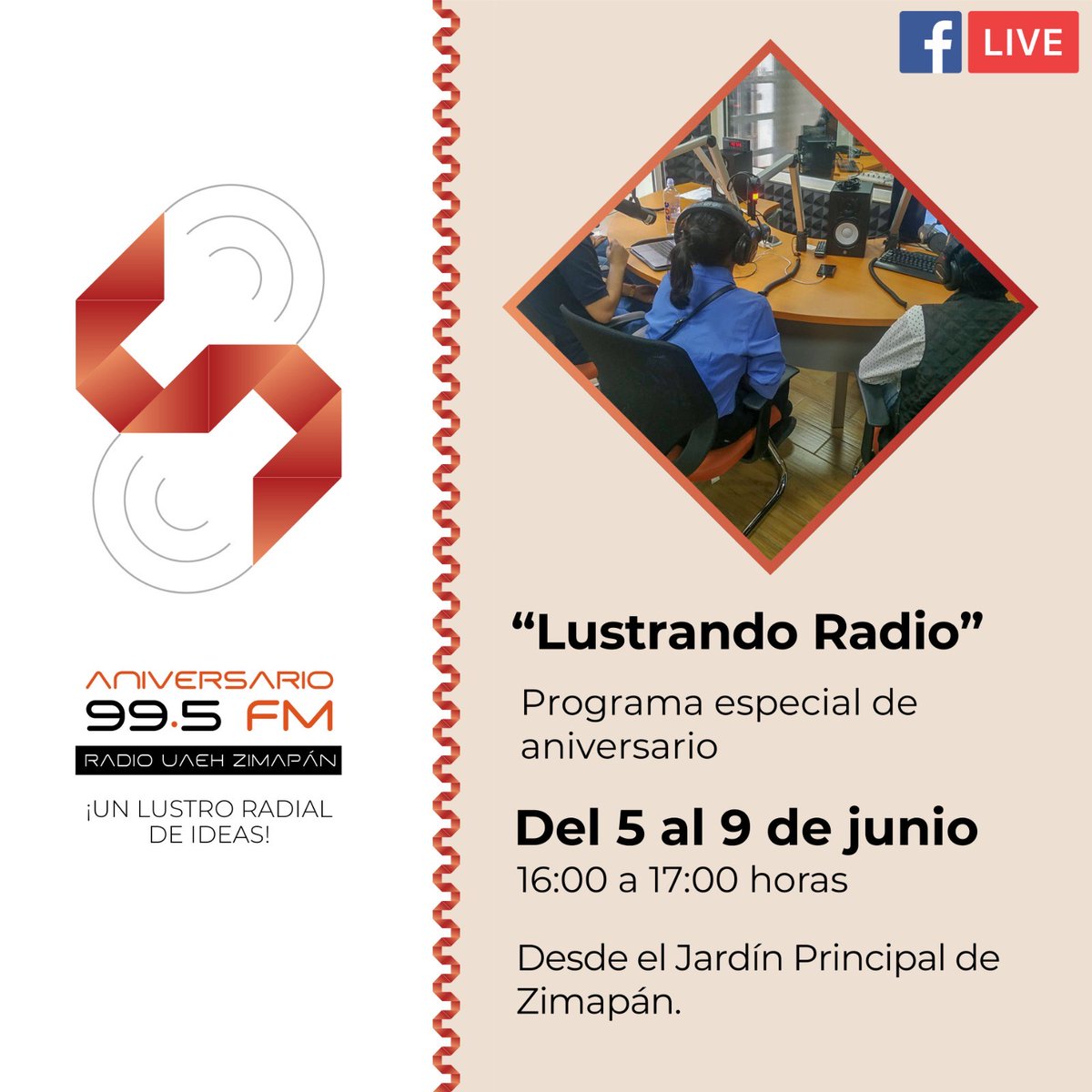 RadioUAEH_zimap's tweet photo. No te pierdas 5 programas especiales que abordarán temáticas de interés social: Educación Vial - Motociclistas, Trastornos Alimenticios, Conciencia del Cuidado Animal: Perros y gatos, Salud Física, Apropiación Cultural.
#SUMARadio #UnLustroRadialDeIdeas #5toAniversario https://t.co/4mZVjkH8Ox