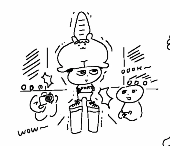 nightmare where i was at a fashion show and my outfit was really bad 