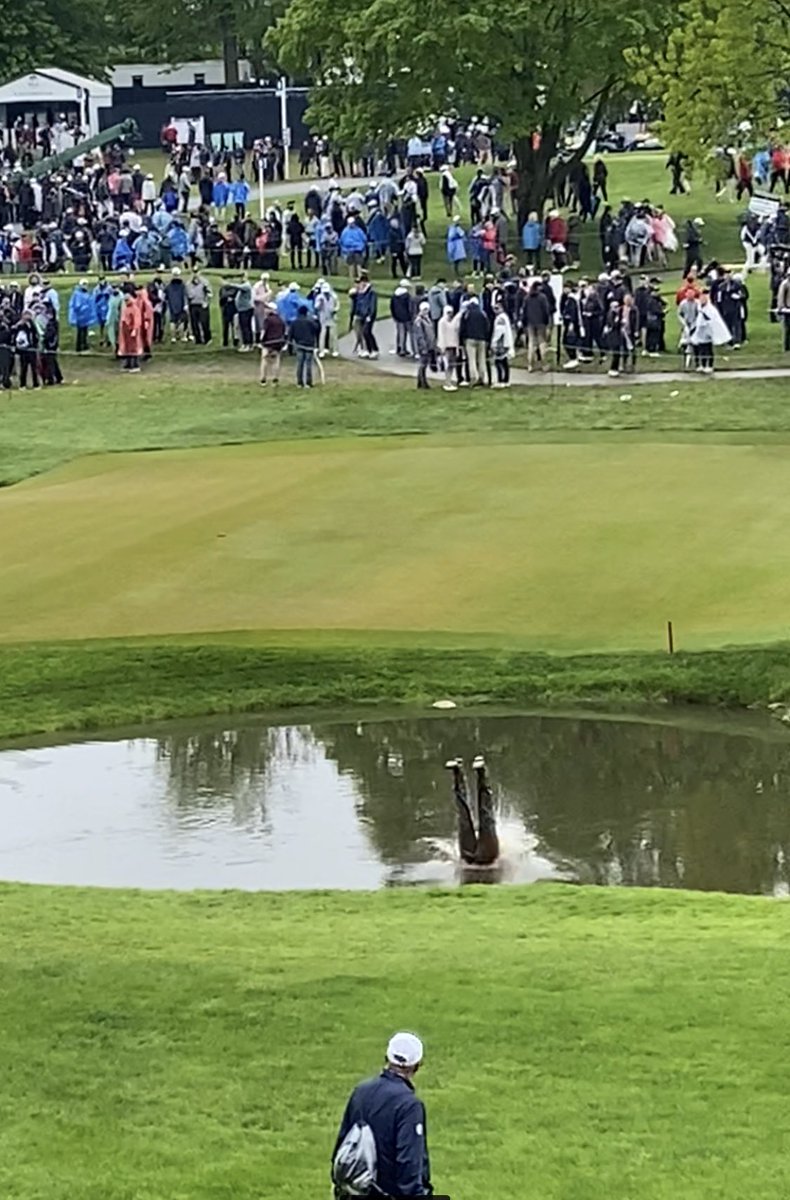 dleaderer's tweet photo. @PGAChampionship From the 6th hole on Saturday 🤣 https://t.co/YdCZbubmhj